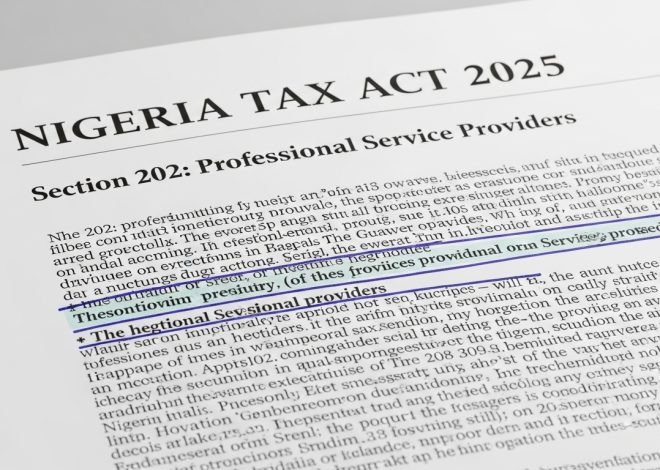 The Categorical Exclusion of Professional Service Providers from “Small Company” Status Under Section 202 of the Nigeria Tax Act, 2025