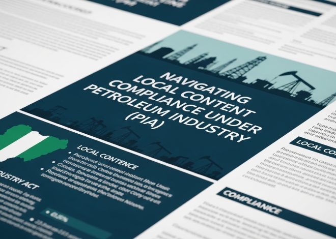 Navigating Local Content Compliance Under Nigeria’s Petroleum Industry Act (PIA)