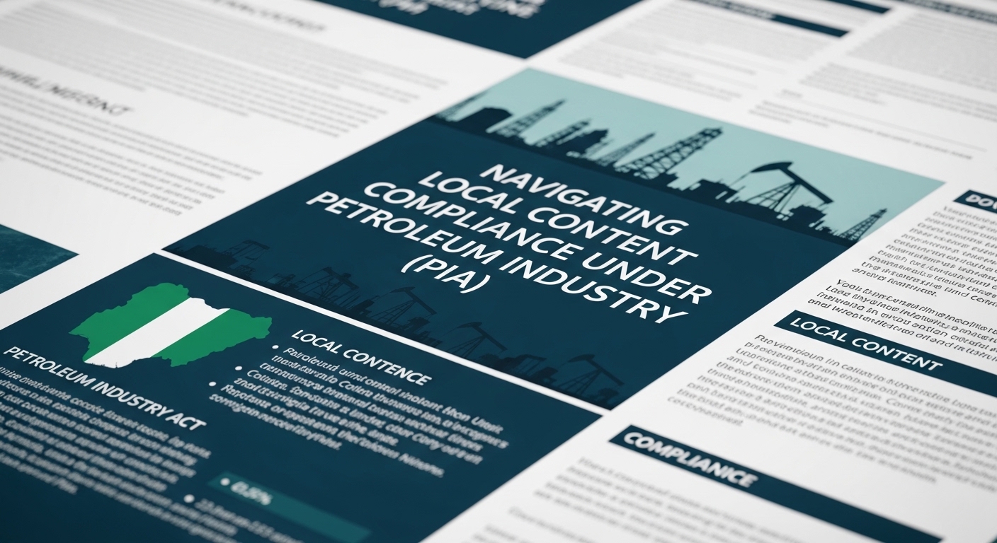 Navigating Local Content Compliance Under Nigeria’s Petroleum Industry Act (PIA)