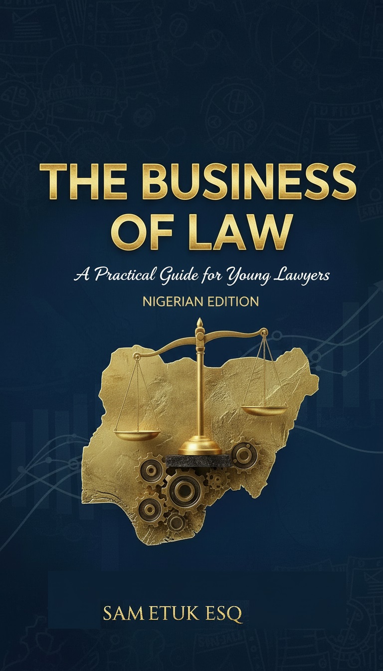 The Business of Law: A Practical Guide for New and Young Lawyers in Nigeria by Sam Etuk – Learn how to start, manage, and grow a successful legal practice
