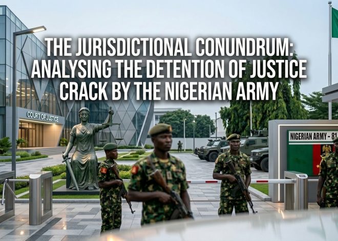 THE JURISDICTIONAL CONUNDRUM: ANALYSING THE DETENTION OF JUSTICE CRACK BY THE NIGERIAN ARMY