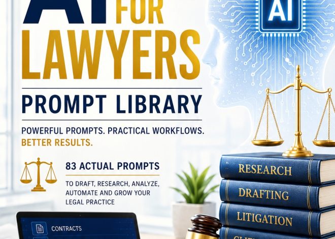 The Nigerian Lawyer’s Guide to AI: A Complete Prompt Library for Smarter Legal Work